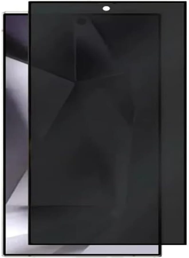 Fingerprint Support Screen Protector for Samsung Galaxy S25 Ultra 5G,5D Ultra Thin Privacy Tempered Glass, 9H Hardness Anti-scratch Anti-spy Premuim Tempered Glass Film for Samsung Galaxy S25 Ultra 5G